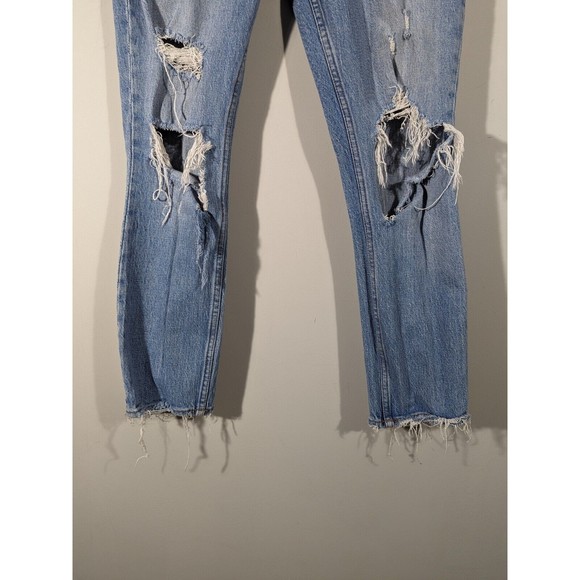 Abercrombie & Fitch Blue The Skinny High Rise Curve Love Jeans Women Size 27 - Picture 6 of 9